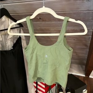 Green lululemon align tank size 4